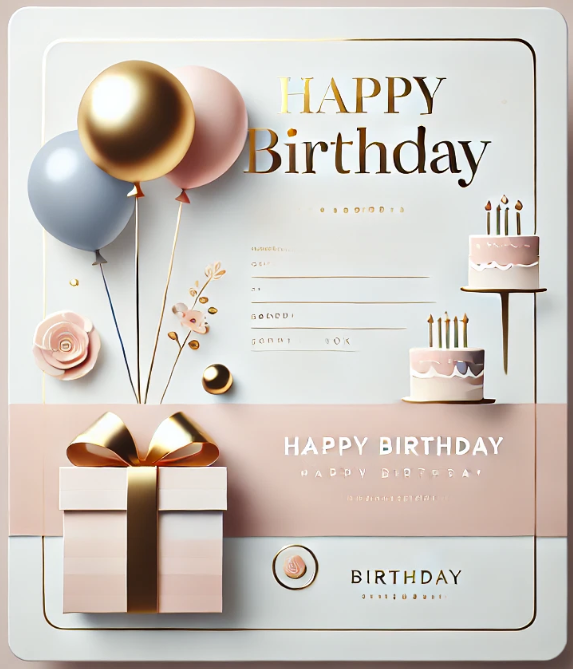 Birthday Gift Card