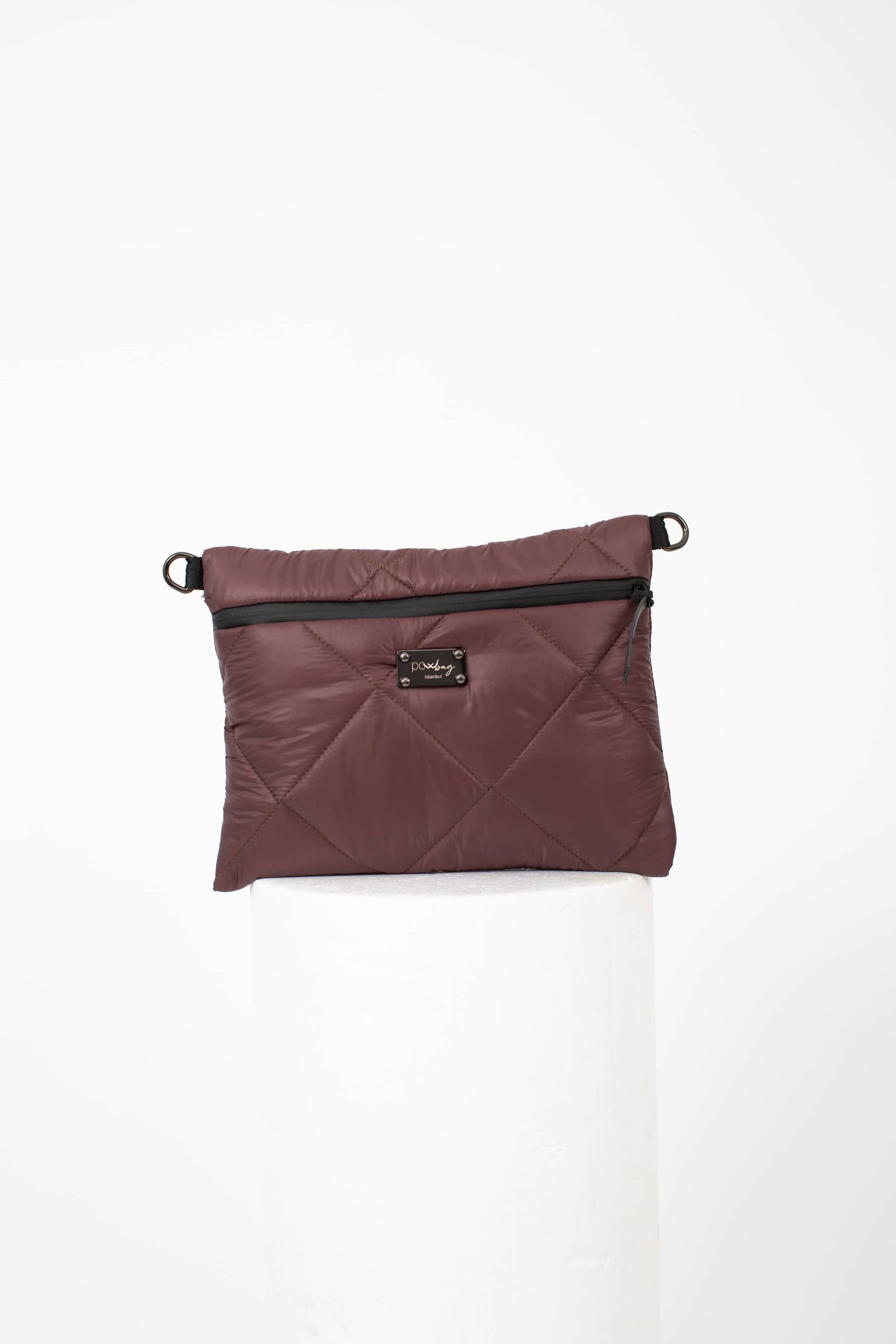 Handmade Brown Waterproof Quilted Bag | Durable Lightweight Crossbody Shoulder Bag | Chic & Practical