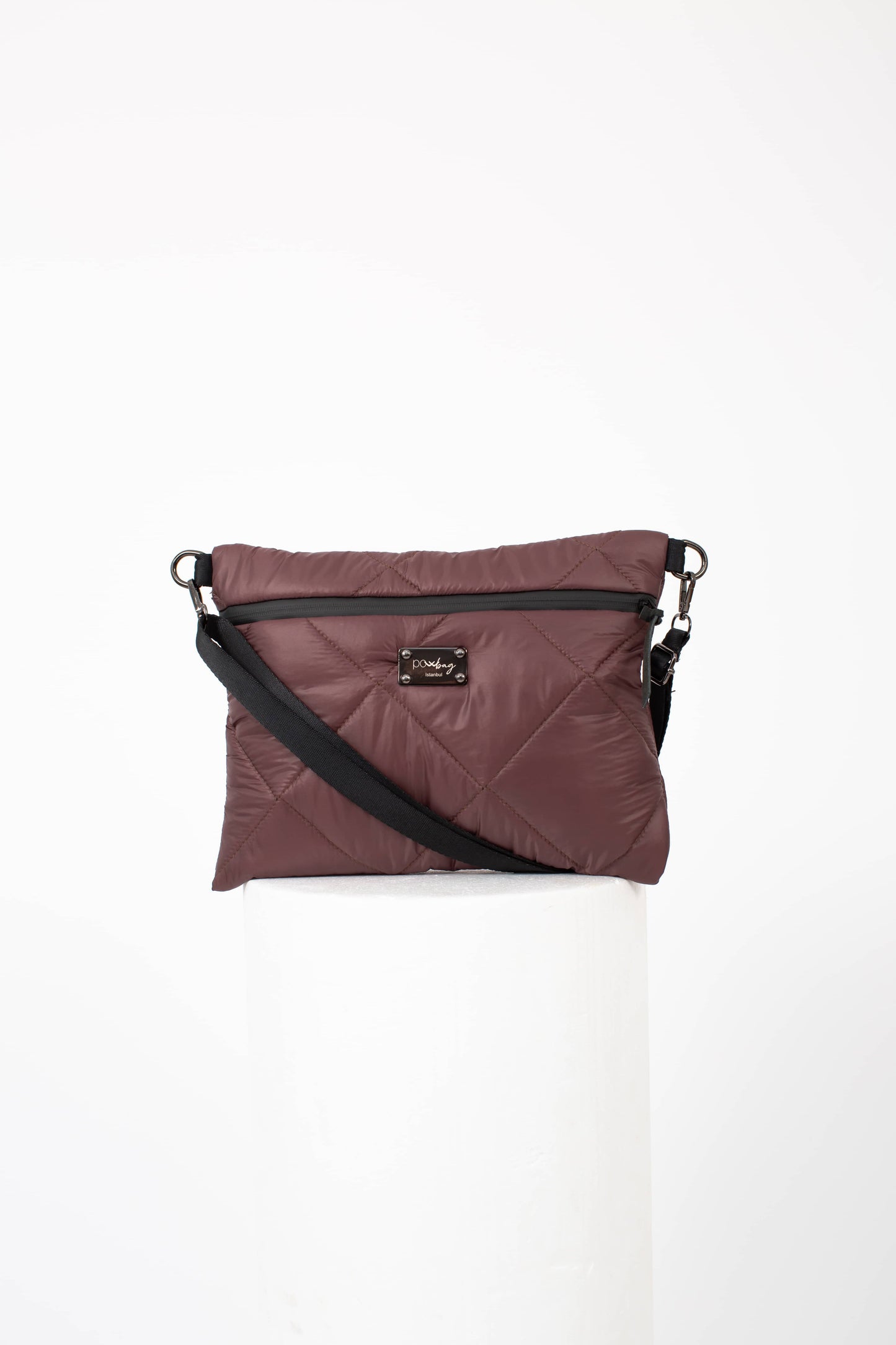 Handmade Burgundy Waterproof Quilted Bag | Crossbody Shoulder Bag | Lightweight & Stylish