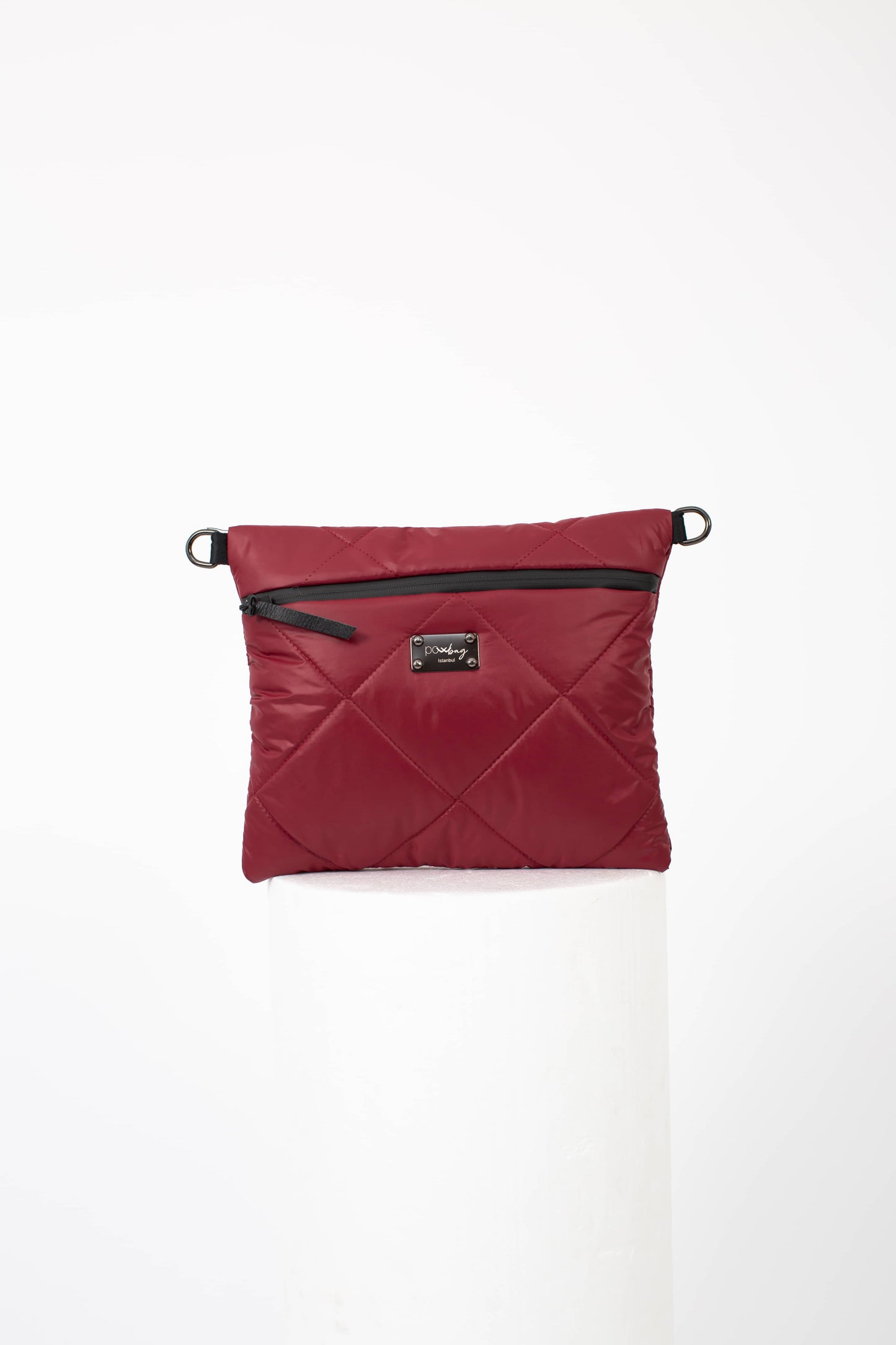 Handmade Burgundy Waterproof Quilted Bag | Crossbody Shoulder Bag | Lightweight & Stylish