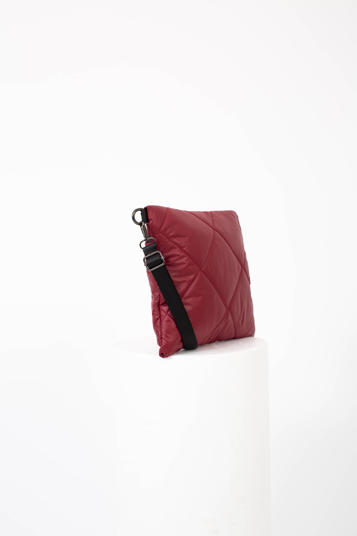 Handmade Burgundy Waterproof Quilted Bag | Crossbody Shoulder Bag | Lightweight & Stylish