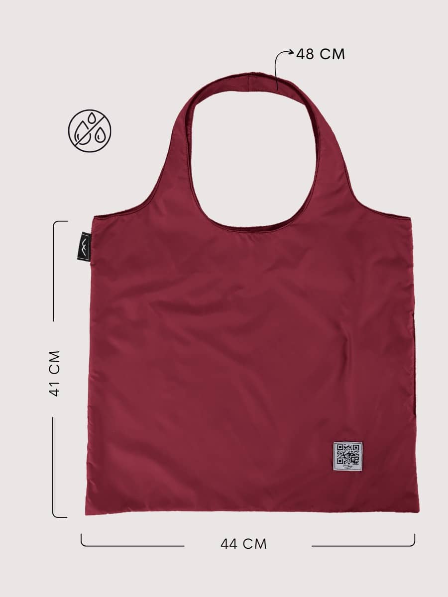 SHOPPING BAG BORDO